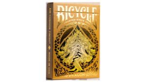 Bicycle Gold Dragon Playing Cards by US Playing Card Co Jahr des Drachen Poker Spielkarten