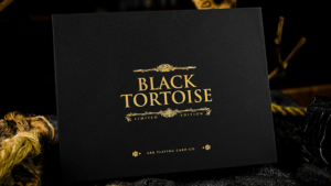 Black Tortoise Black Gold Box Set by Ark Playing Cards Sammlerbox mit 2 Kartenspielen limitiert
