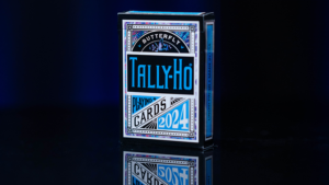 Tally-Ho 2024 (Butterfly) Playing Cards by US Playing Card Co Poker-Spielkarten blau