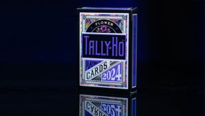 Tally-Ho 2024 (Flower) Playing Cards by US Playing Card Co Poker Spielkarten lila