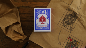 My Coloring Deck by Jordan Victoria (Blue) selbst bedruckendes Kartenspiel blau