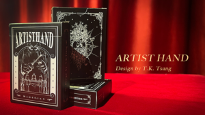 Artist Hand Playing Cards Poker Kartenspiel schwarz limitiert