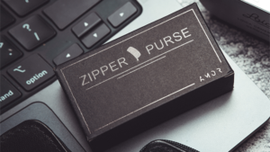 Zipper Coin Purse by Amor Magic Leder Geldbörse mit Reißverschluss