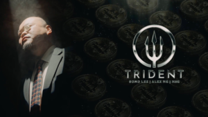 Trident by Alex Ng, Bond Lee, & N2GD Münztricks mit Gold Silber Kupfermünze Bitcoin