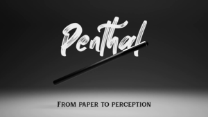 Penthal by Kiko Pastur & Invisible Compass Stift überträgt Geschriebenes aus der Handfläche auf Handy