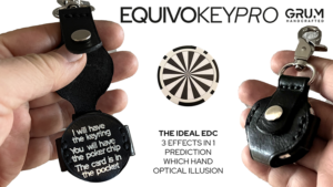 EquivoKey- Pro (Poker Chip) by GRUM® Which Hand Effekt mit Pokerchip Visitenkarten und Schlüsseln