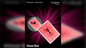 Final Dot by Andrew wandernder Tintenfleck enthüllt gewählte Karte