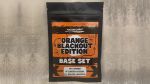 F***ing Cards (Orange Blackout Edition) by Ame Molin Kunststoff Übungskarten orange schwarz