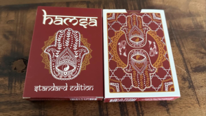 Hamsa Deck V2 Edition Playing Cards markiertes Poker Kartenspiel rot limitiert