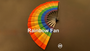 Rainbow Fan by Alan Wong Regenbogen Fächer für Schneesturm Konfettisturm