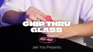 C.T.G. (Chip Thru Glass) by JEKI YOO 3 Pokerchips durchdringen Glas