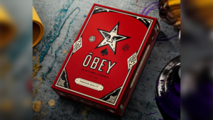 Obey Red Edition Playing Cards by theory11 Streetwear Mode Poker Kartenspiel rot
