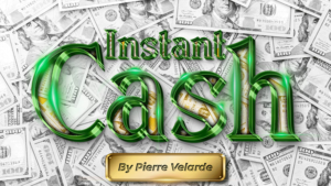 Instant Cash (Black) by Pierre Velarde Brieftasche verwandelt sich in Geldscheine schwarz