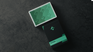 Tidal Playing Cards Gezeiten Ebbe und Flut Poker Kartenspiel grün
