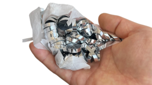Kabuki Streamer Silver (Small, Pack of 2) Metallic by JL Magic Wurfstreamer klein Silber metallic