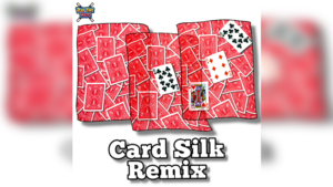 Card Silk Remix (Red) BY DEFMA ausgewählte Karte erscheint auf Seidentuch rot