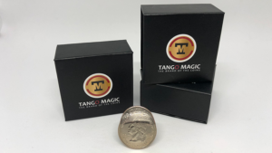 Stretched Coin Quarter Dollar (w/DVD) von Tango- (D0095)