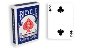 Forcierspiel blau Kreuz 2, Blue One Way Forcing Deck (2c)