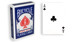 Forcierspiel Kreuz As Bicycle blau Blue One Way Forcing Deck (ac)