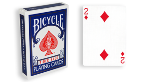 Forcierspiel Karo 2 Bicycle blau Blue One Way Forcing Deck (2d)