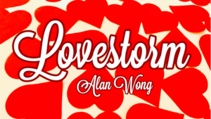 Love Storm by Alan Wong Chinesischer Schneesturm aus roten Herzen
