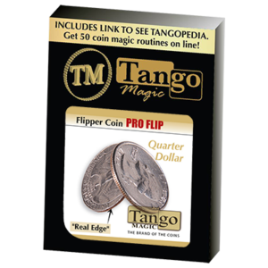Flipper coin Pro Flip Quarter dollar (w/DVD)(D0105) von Tango