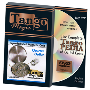 Erweiterte Shell Quarter Dollar Magnetisch Expanded Shell Quarter Magnetic (D0151) by Tango