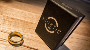 Magnetring Kinetic gold, abgerundet 20 mm Kinetic PK Ring (Gold) Curved size 10 by Jim Trainer - Tri