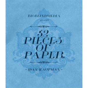 Elegante Kartenzauberei 52 Pieces Of Paper by Idan Kaufman and Big Blind Media - DVD