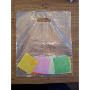 Three Way Force Bag (Large) by Eran Blizovsky Durchsichtiger Forcierbeutel 35 x 45 cm 3 Abteile