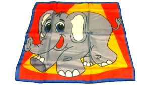 Silk 18" Elephant from David Ginn and Magic by Gosh Tuch Elefant 45 x 45 cm