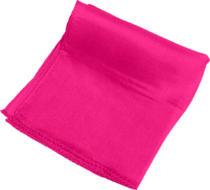 Tuch 90 cm pink rosa Seidentuch Silk 36" (Hot Pink) Magic by Gosh Zaubertuch