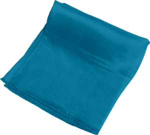 Tuch türkis 15 x 15 cm Seidentuch Silk 6" (Turquoise) Magic by Gosh
