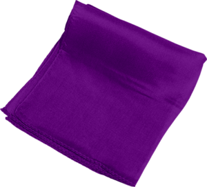 Seidentuch 15 x 15 cm lila Tuch Silk 6" (Violet) Magic by Gosh
