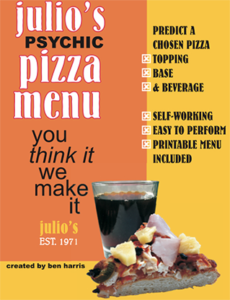 Julios Psychic Pizza by Ben Harris eBook DOWNLOAD Mentaltrick