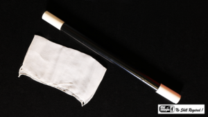 Flash Silk Vanishing Wand by Premium Magic Tuch mit Zauberstab verschwinden lassen