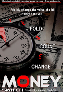 Money Switch by Mickael Chatelain Geldscheinverwandlung und Papier zu Geld