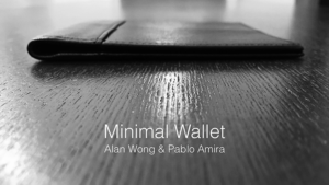 Minimal Wallet by Alan Wong & Pablo Amira - Kleine dünne Trick-Brieftasche