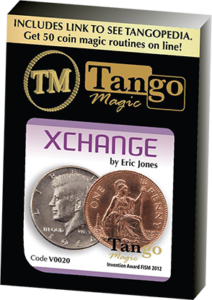 Xchange (Online Instructions and Gimmicks) V0020 by Eric Jones and Tango Magic - Münz-Platztausch