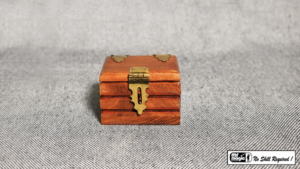 Quarter Go Box (Teak) by Mr. Magic Ring oder Münze verschwindet aus Holzbox