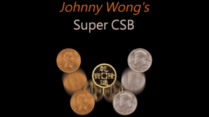 Super CSB (Gimmick and DVD) by Johnny Wong Magnetisches Münz-Gimmick-Set mit Routinen