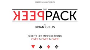 Gregory Wilson Presents The Peek Pack by Brian Gillis (Gimmicks and Online Instructions) Mentalmirak