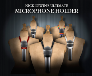 Nick Lewin's Ultimate Microphone Holder (Black) Mikrofonhalter für freihändige Auftritte
