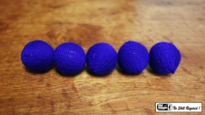 Crochet 5 Ball combo Set (1"/Blue) by Mr. Magic Ballset für Becherspiele, 2, 5 cm, Blau