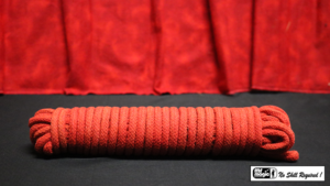 Cotton Rope (Red) 50 ft by Mr. Magic Rotes Baumwollseil, 15 Meter