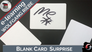 Blank Card Surprise by Wolfgang Riebe Kartenverwandlung mit unbedruckten Karten