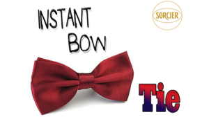 Instant Bow Tie (Red) by Sorcier Magic Fliege an Hals erscheinen lassen