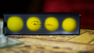 Manipulationsbälle gelb 45 mm 4 Stück + 2 Shells Perfect Manipulation Balls (1.7 yellow) by Bond Lee
