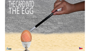 THE CARD INTO THE EGG (Gimmicks and Online Instructions) by Alan Alfredo Marchese Zuschauerkarte in Ei erscheinen lassen