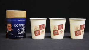 Coffee Cup Chop Cup (Cups only) by Leo Smetsers drei Kaffebecher für Chop Cup + Becherspiel